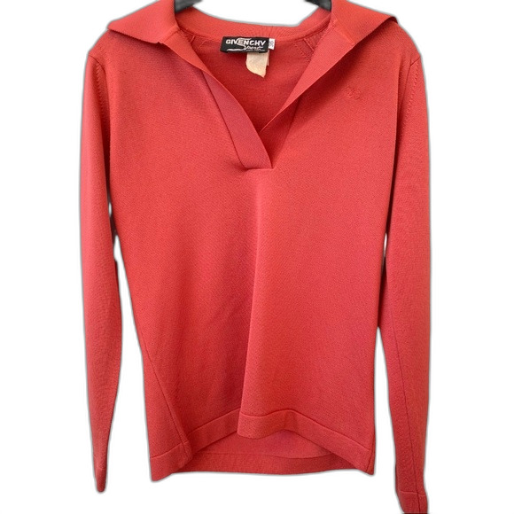 Givenchy Sport Vintage V-neck Cardigan Sienna EU 36 Small - Picture 1 of 10